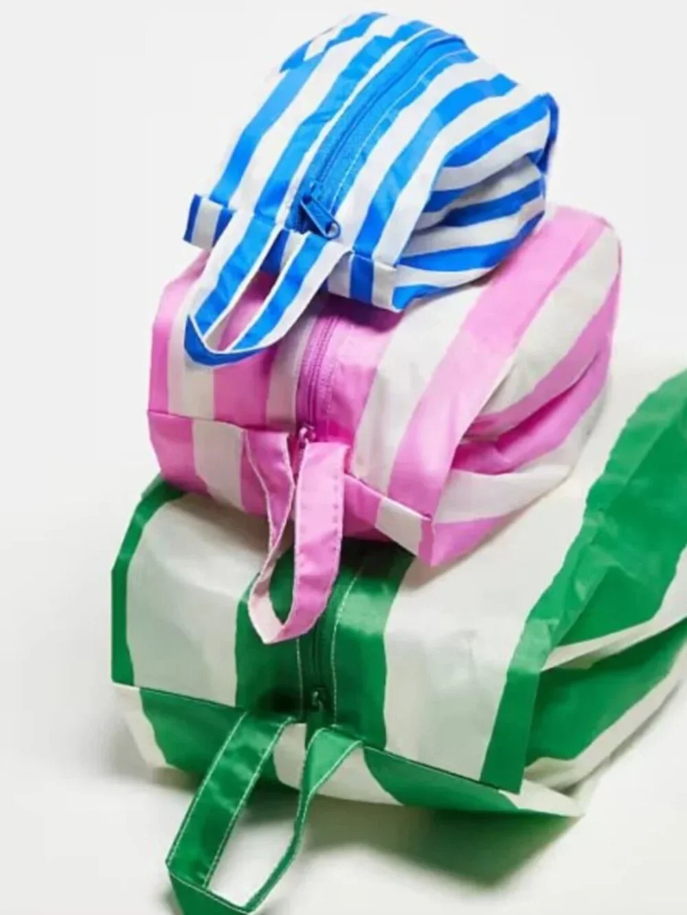 NWT Baggu 3d Zip Set Painted Stripe
